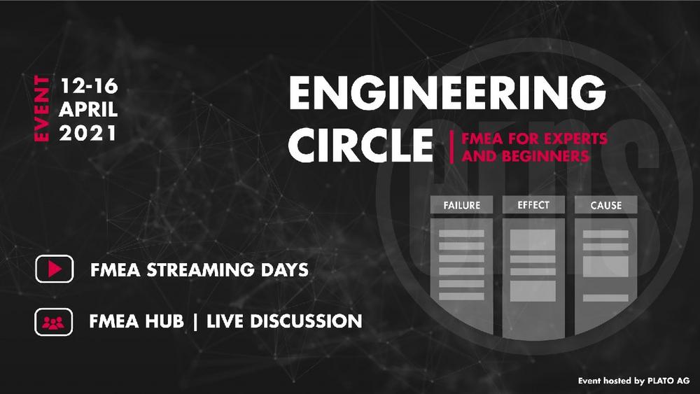 FMEA Streaming Days | Engineering Circle for Experts and Beginners | Online-Plattform (Sonstige Veranstaltung | Online)