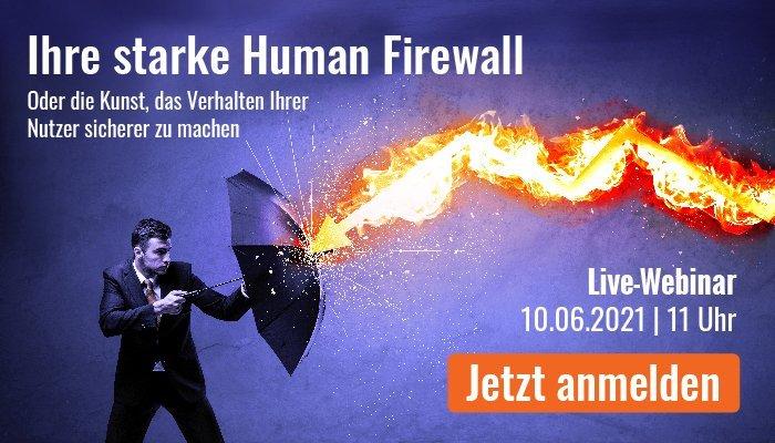 Ihre starke Human Firewall (Webinar | Online)