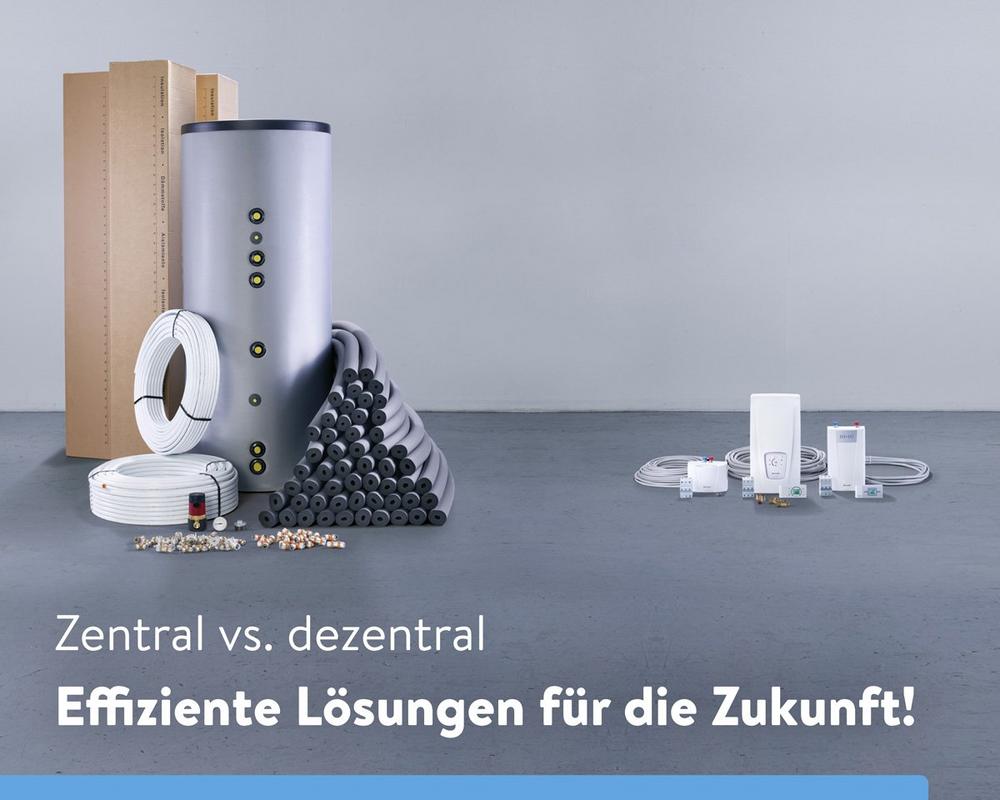 Zentrale vs. dezentrale Warmwasserversorgung (Seminar | Online)