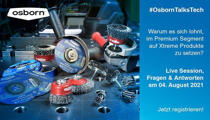 Xtreme-Hochleistung bei Trennscheiben und Bürsten (Webinar | Online)