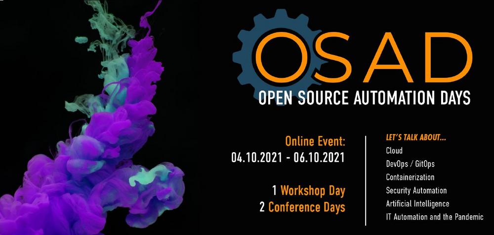 Open Source Automation Days 2021 (Konferenz | Online)