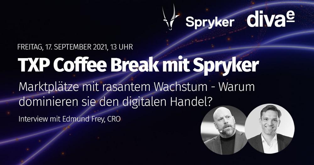 TXP Coffee Break mit Spryker – Markplätze mit rasantem Wachstum (Webinar | Online)