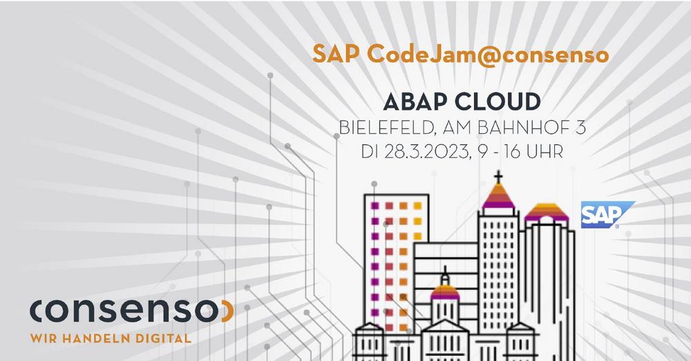 SAP CodeJam@consenso – ABAP Cloud (Schulung | Bielefeld)