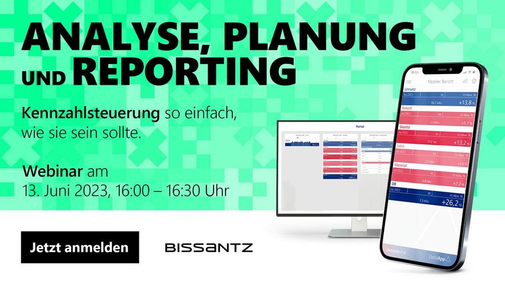 Analyse, Planung und Reporting mit Bissantz (Webinar | Online)