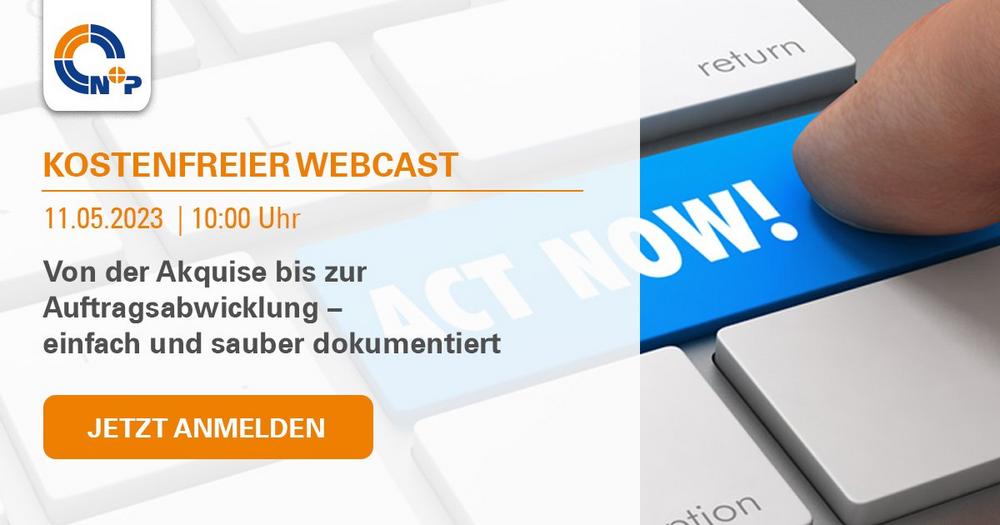 Von der Akquise bis zur Auftragsabwicklung – einfach und sauber dokumentiert (Webinar | Online)