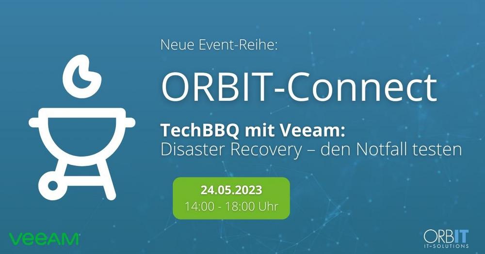 Einladung TechBBQ mit Veeam: Disaster Recovery – den Notfall testen am 24.05.2023 in Bonn (Networking | Bonn)