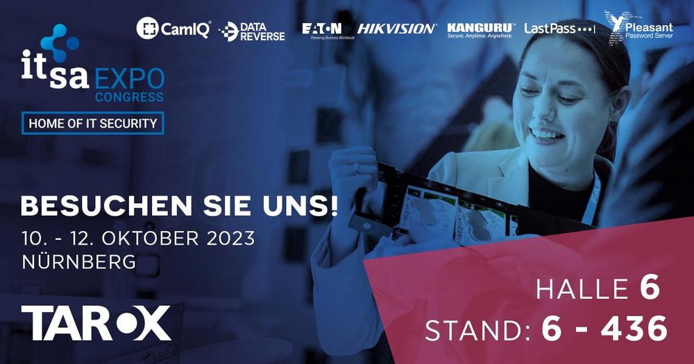 TAROX auf der it-sa 2023 in Nürnberg (Messe | Nürnberg)