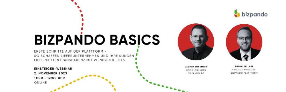 bizpando Basics: Lieferkettentransparenz für Einsteiger (Webinar | Online)