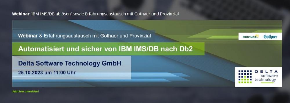 Automatisiert und sicher von IBM IMS/DB zu Db2 (Webinar | Online)