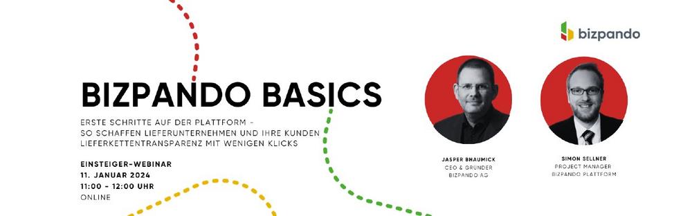 bizpando Basics: Lieferkettentransparenz für Einsteiger (Webinar | Online)