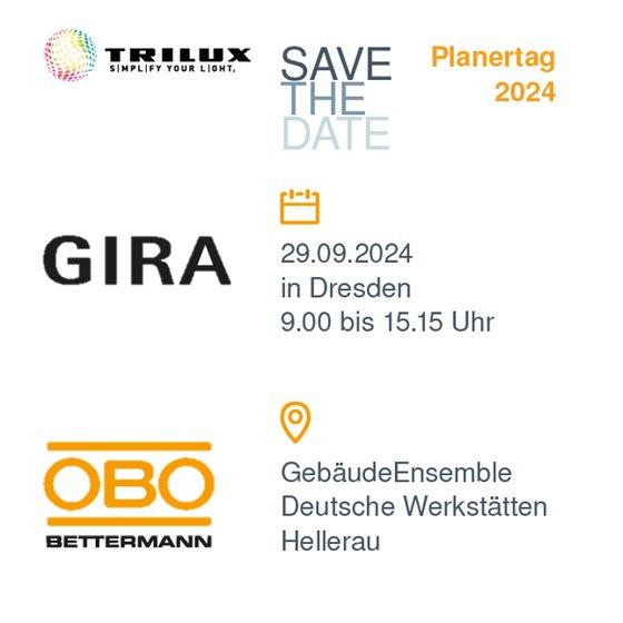 PLANERTAG OBO / GIRA / TRILUX (Seminar | Dresden)