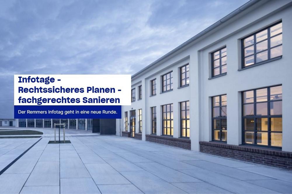 Infotage – Rechtssicheres Planen – fachgerechtes Sanieren (Seminar | Hannover)