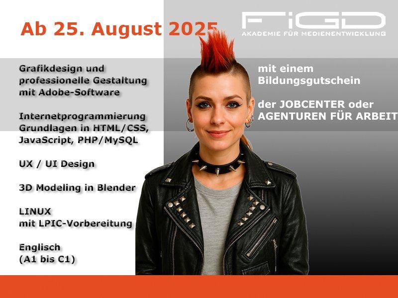 Neue Jobchancen im Designbereich – Weiterbildung ab August (Schulung | Berlin)