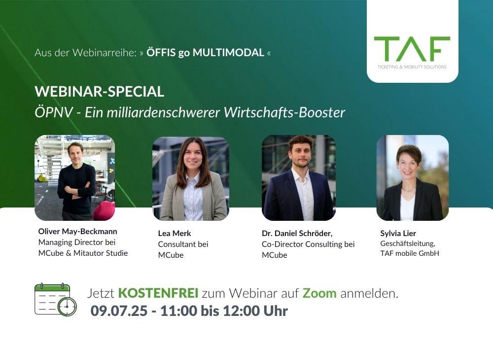 ÖPNV – Ein milliardenschwerer Wirtschafts-Booster – Webinar-Special (Webinar | Online)