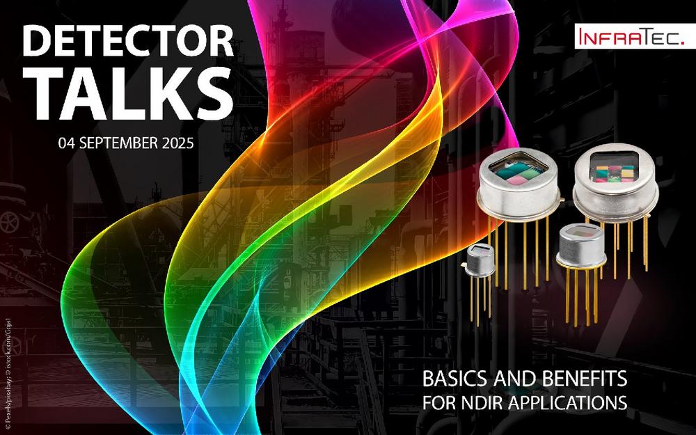 Detector Talks 2025 – Basics and Benefits for NDIR-Applications (Webinar | Online)