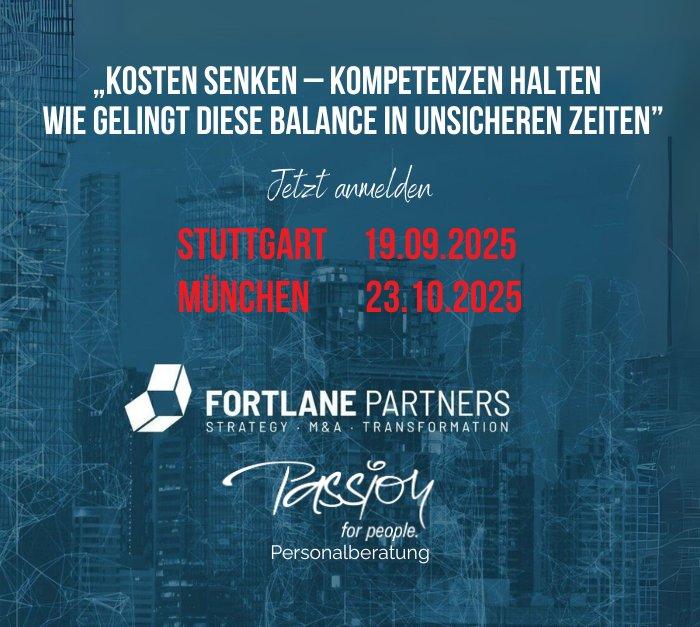 Panel-Veranstaltung: Kompetenzmanagement in Unternehmen | Kosten senken – Kompetenzen halten (Vortrag | Stuttgart)