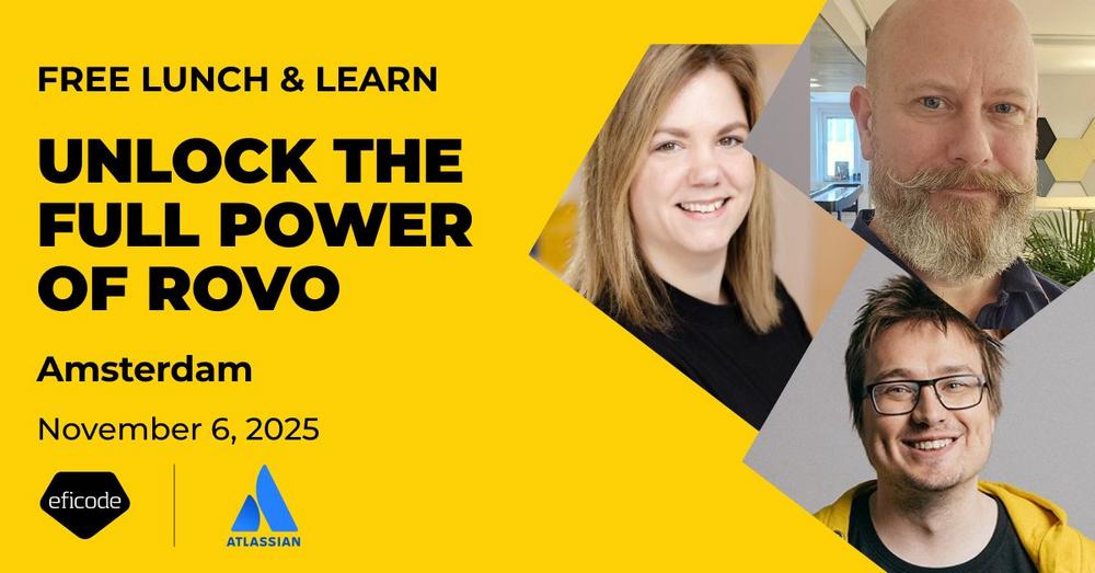Free Atlassian Rovo Luch & Learn (Seminar | Amsterdam)