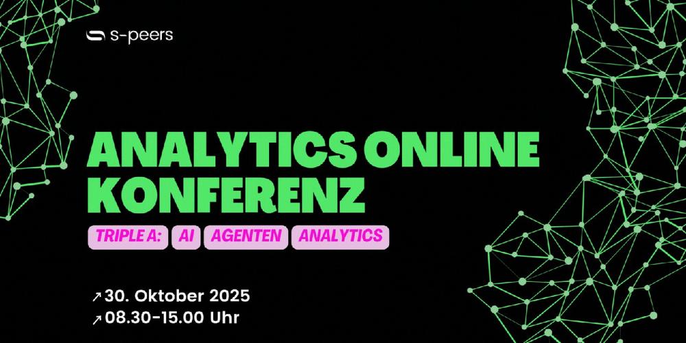 Analytics Online Konferenz 2025: Triple A: Ai, Agenten und Analytics (Konferenz | Online)