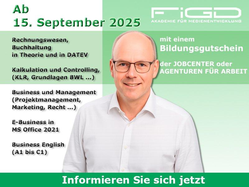 Online-Weiterbildung Rechnungswesen & Buchhaltung – Start 15.09.2025 | FiGD Akademie (Schulung | Online)