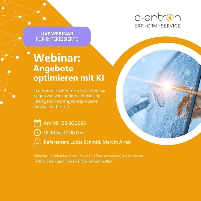 Webinar: KI im ERP (Webinar | Online)