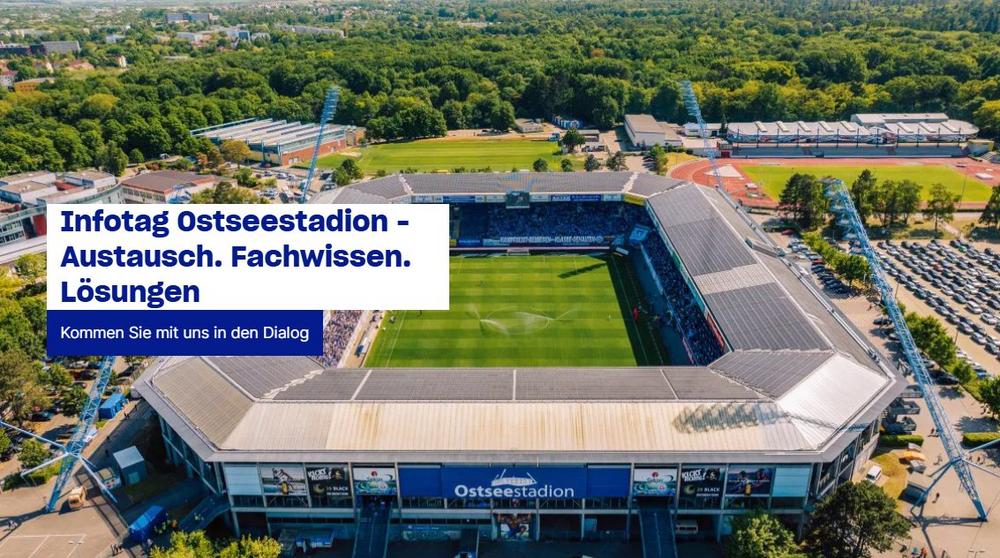 Infotag Ostseestadion – Austausch. Fachwissen. Lösungen (Seminar | Rostock)