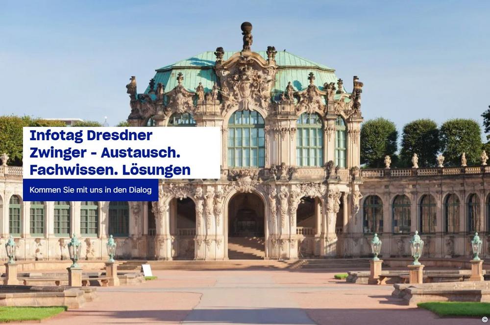 Infotag Dresdner Zwinger – Austausch. Fachwissen. Lösungen (Seminar | Dresden)