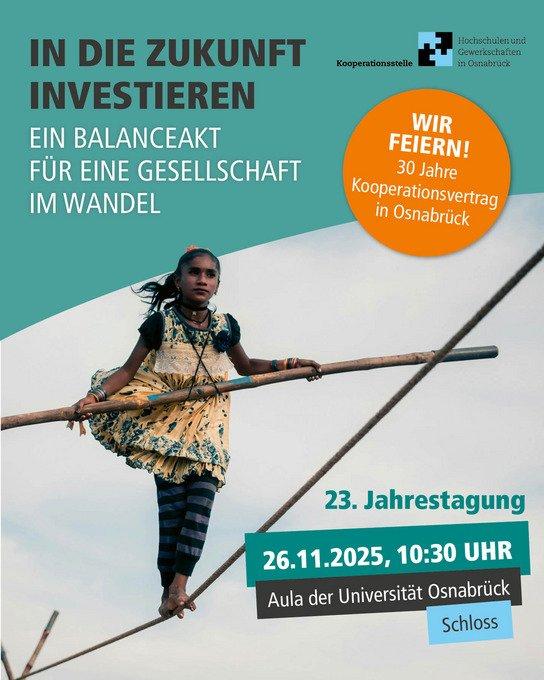 23. Jahrestagung der Kooperationsstelle Hochschulen und Gewerkschaften in Osnabrück (Konferenz | Osnabrück)