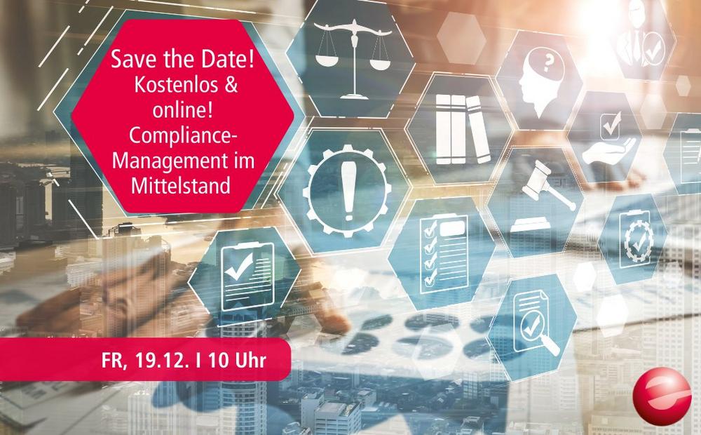 Compliance Talk im Dezember: Compliance-Management im Mittelstand (Webinar | Online)