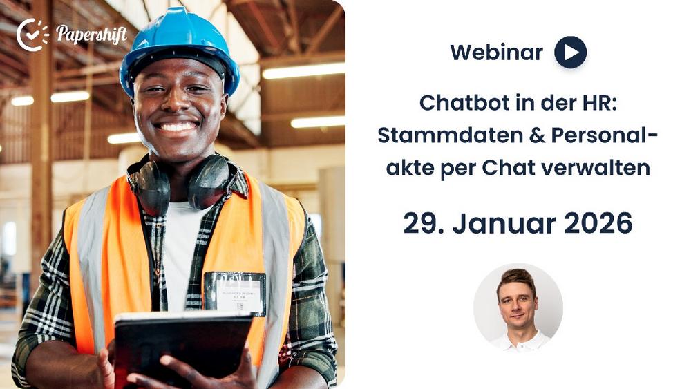 Webinar – Chatbots in der HR: Stammdaten & Personalakte per Chat verwalten (Webinar | Online)
