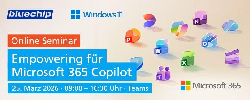 Empowering für Microsoft 365 Copilot (Seminar | Online)