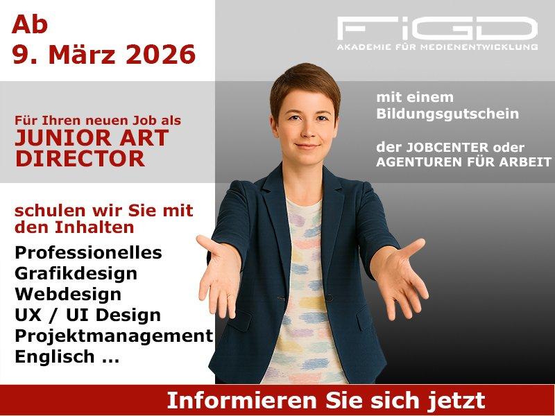 Junior Art Director – Ihre kreative Karriere startet im März 2026 (Schulung | Berlin)