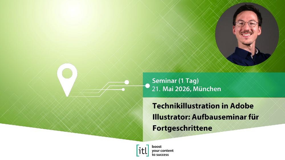 Technikillustration in Adobe Illustrator: Aufbauseminar für Fortgeschrittene (Seminar | München)