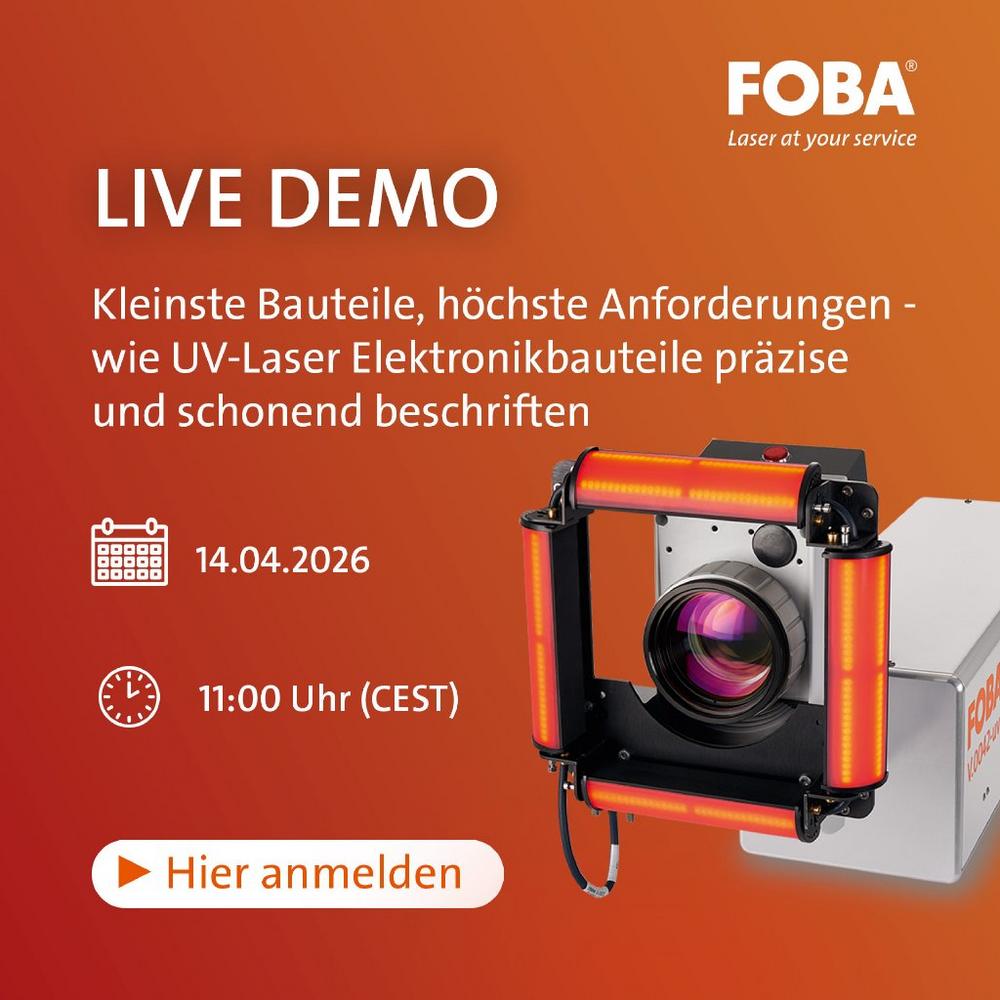 Live Demo: Kleinste Bauteile, höchste Anforderungen (Webinar | Online)