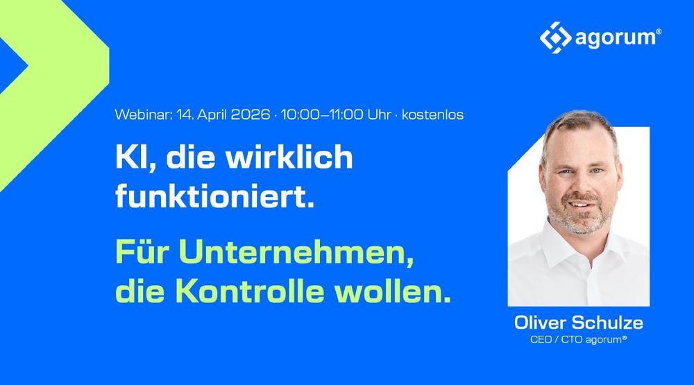 KI, die wirklich funktioniert. Für Unternehmen, die Kontrolle wollen. (Webinar | Online)