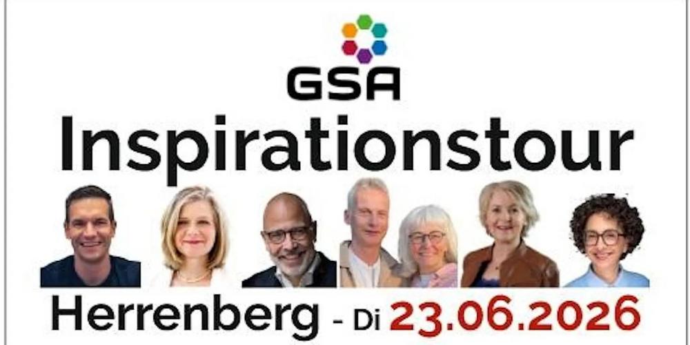 GSA-Inspirationstour – 6 Redner:innen je 10 Min. –  Herrenberg (Vortrag | Herrenberg)