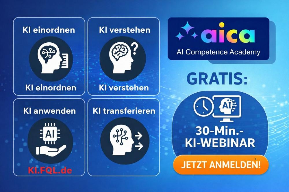 GRATIS-Webinar für staatliches Zertifikats-KI-Online-Lernprogramm (Webinar | Online)