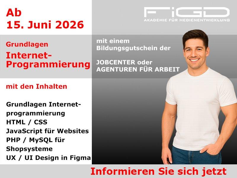 Mit HTML, CSS, JavaScript und PHP beruflich neu starten (Schulung | Berlin)