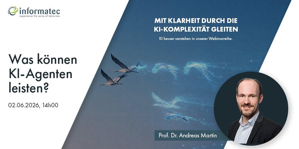 Live Webinar: Was können KI-Agenten leisten? (Webinar | Online)