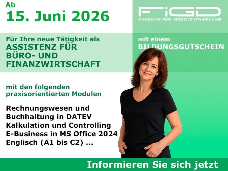 Assistenz für Büro- und Finanzwirtschaft online lernen und neu durchstarten (Schulung | Online)