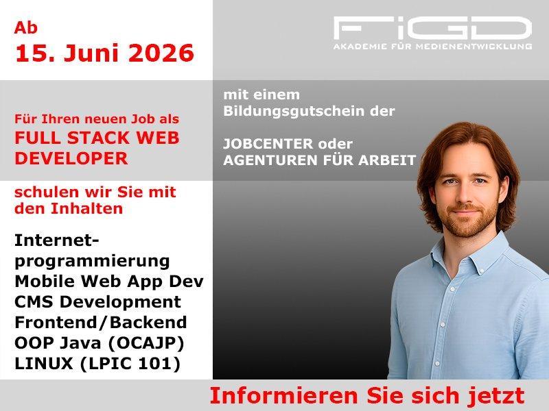 Full Stack Web Developer werden – Ihre Weiterbildung in Präsenz (Schulung | Berlin)