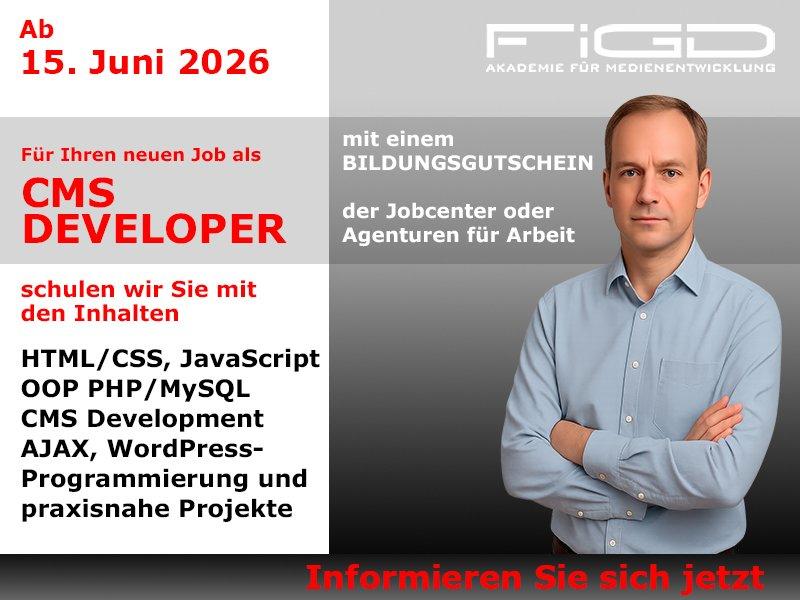 Content-Management-Systeme entwickeln und digital Karriere machen (Schulung | Online)