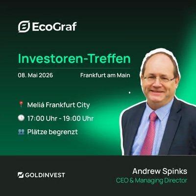Exklusives Investoren-Event: Treffen Sie EcoGraf-Geschäftsführer Andrew Spinks live in Frankfurt (Networking | Frankfurt am Main)