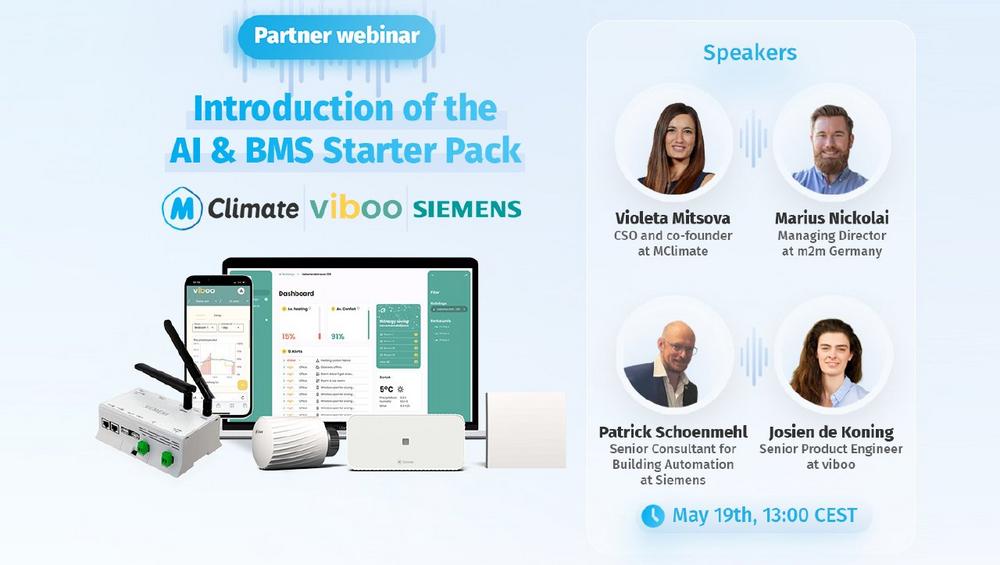 Webinar: Einfaches Retrofit in Bestandsgebäuden – Einführung in das AI & BMS Starter Pack (Webinar | Online)