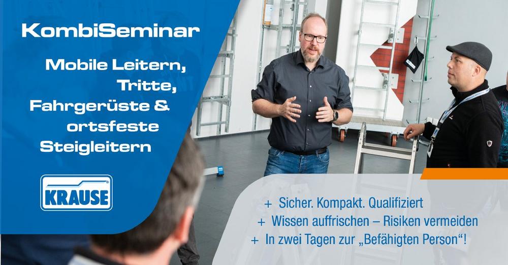 KombiSeminar: Mobile Leitern, Tritte, Fahrgerüste & Ortsfeste Steigleitern (10642) (Seminar | Bremen)