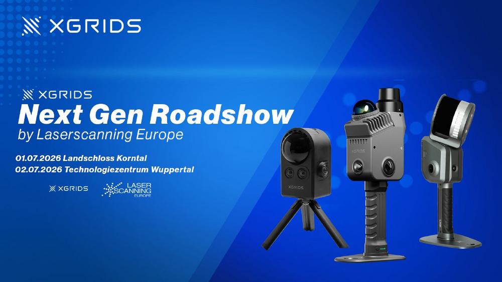 XGRIDS Next Gen Roadshow by Laserscanning Europe (Vortrag | Korntal-Münchingen)