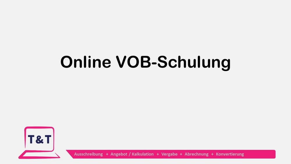 dreistündige Online-VOB/A-Schulung (Vortrag | Online)