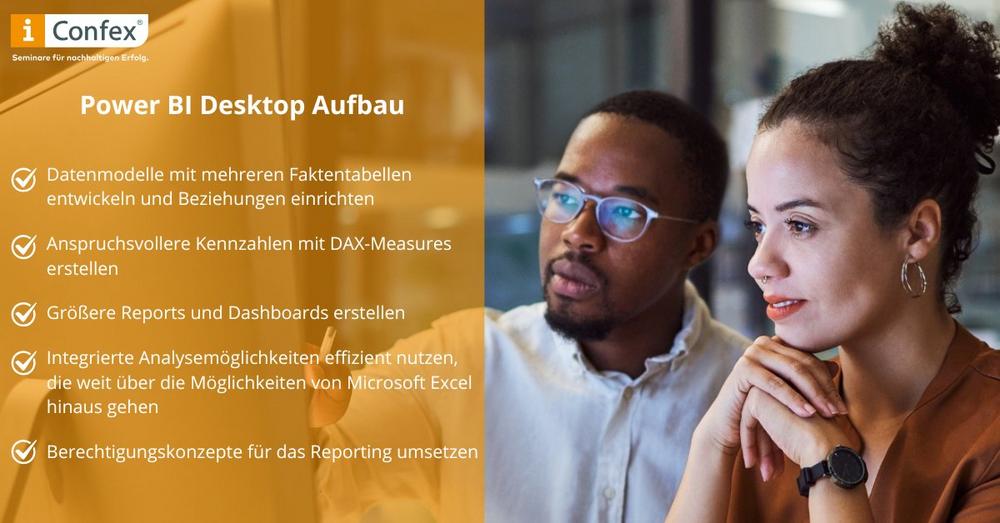 Power BI Aufbaukurs (Seminar | Online)